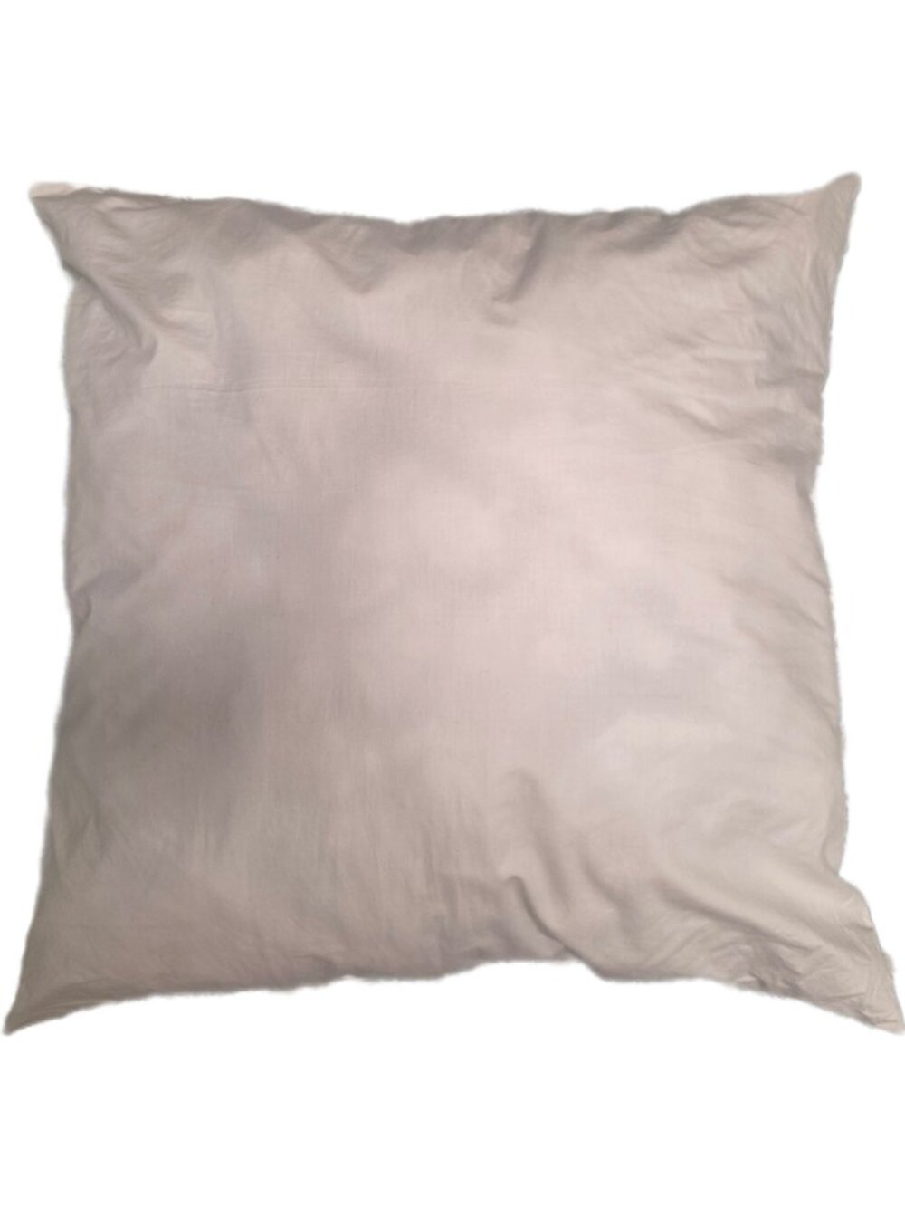 Pottery Barn Teen Euro Pillow Insert 26x26" White Square Cotton Polyester Fill